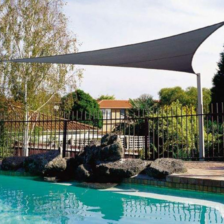 გარე HDPE მზის ჩრდილის Net Shade Sail